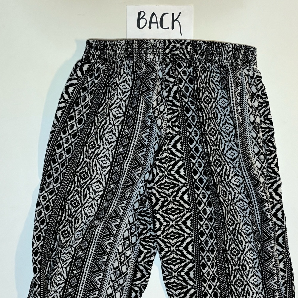 AE Flowy Tribal Print Harem Joggers M - Picture 5 of 8